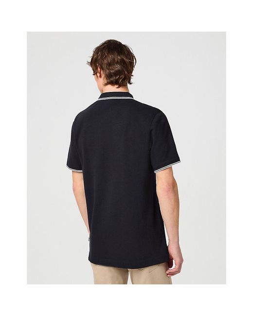 Wrangler Blue Regular Polo Shirt for men