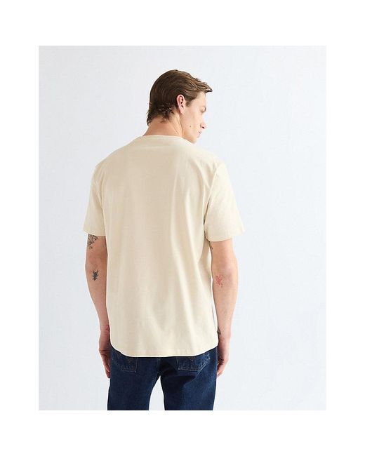 Wrangler Natural Regular Small Graphic Tee for men