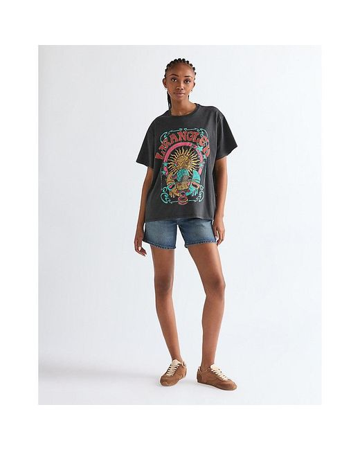 Wrangler Black Relaxed Girlfriend Tee