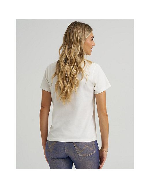 Wrangler White X Lainey Wilson Regular Tee