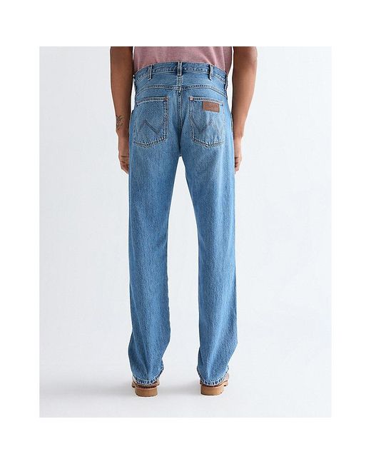 Wrangler Blue Frontier Relaxed Straight Toughlite Non Stretch Jean Size 28 X32 for men