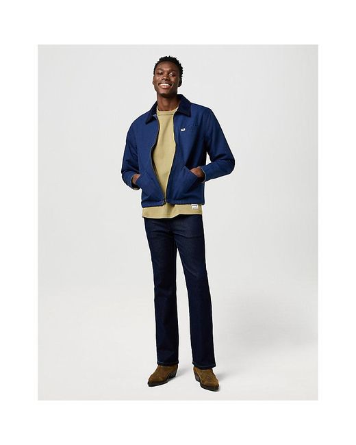 Wrangler Blue Regular Utility Jacket for men