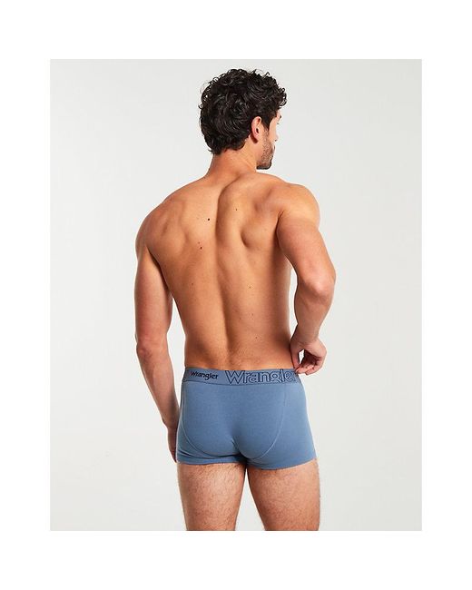 Wrangler Blue 3-Pack Trunks, & Mix for men