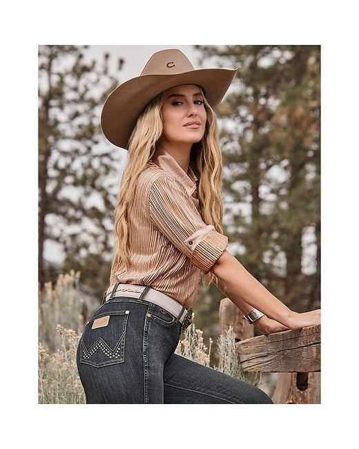 Wrangler Brown Lainey Wilson X Lainey Snap Shirt