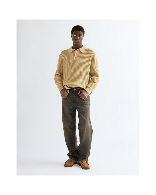 Wrangler Natural Relaxed Polo Sweater for men