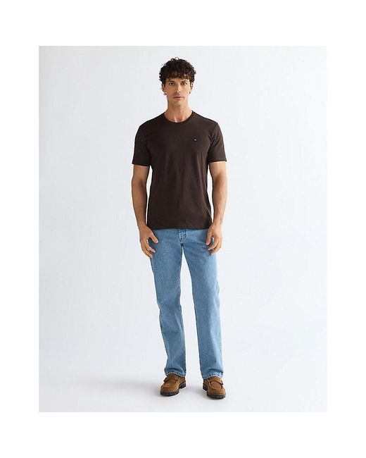 Wrangler Black Regular Sign Off Tee for men