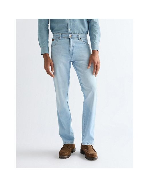 Wrangler Blue Texas Straight Lightweight Low Stretch Jean Size 30 X32 for men