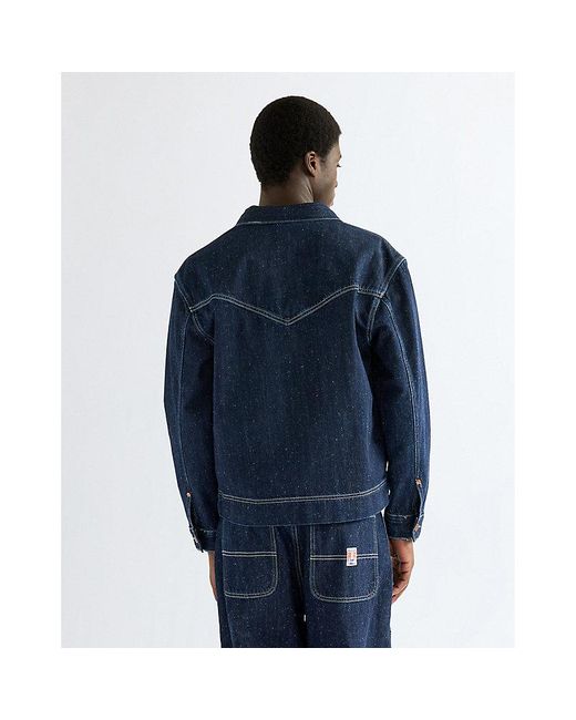 Wrangler Blue Relaxed Long Sleeve Overshirt for men