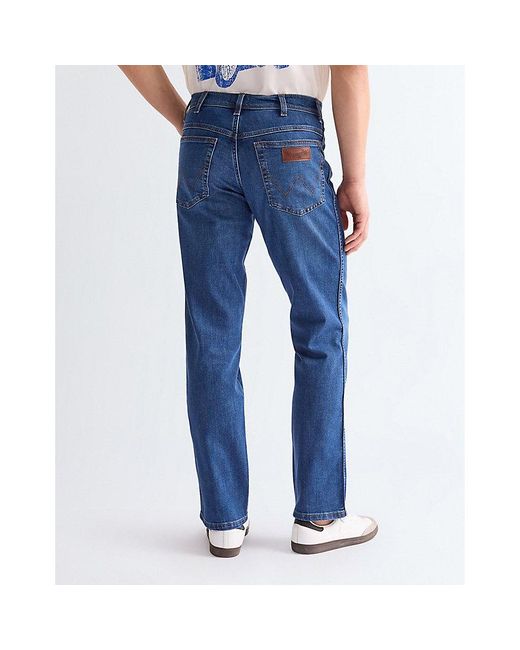 Wrangler Blue Texas Straight Medium Stretch Jean Size 30 X32 for men