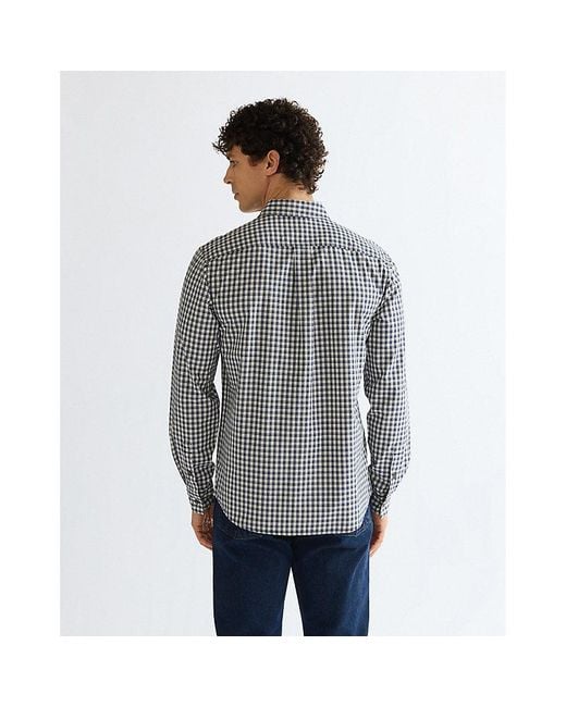 Wrangler Gray Regular One Pocket Shirt for men