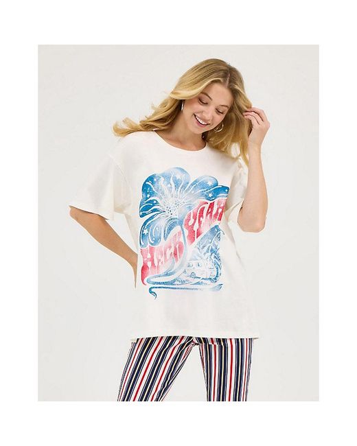 Wrangler White Lainey Wilson Oversized Tee