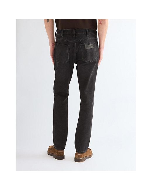 Wrangler Black Larston Slim Tapered Low Stretch Jean Size 28 X32 for men