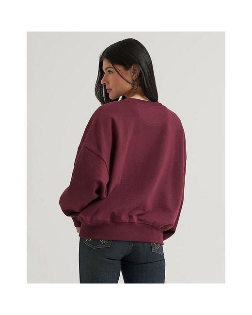 Wrangler Red Lainey Wilson X Rodeo Night Sweatshirt
