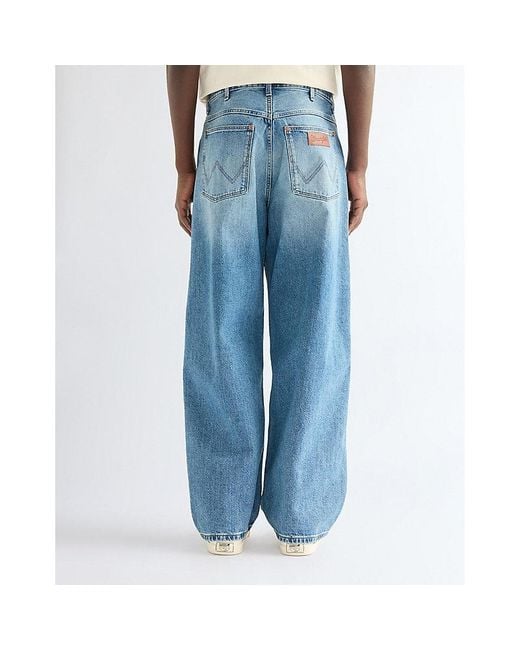Wrangler Blue Baggy Jean Size 28 X32 for men