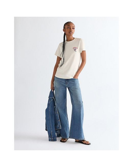 Wrangler White Slim Sign Off Tee