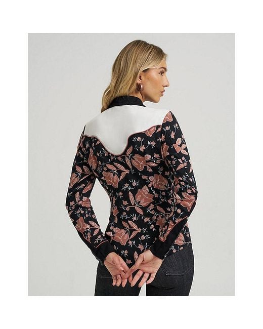Wrangler Multicolor X Lainey Wilson Floral Western Shirt