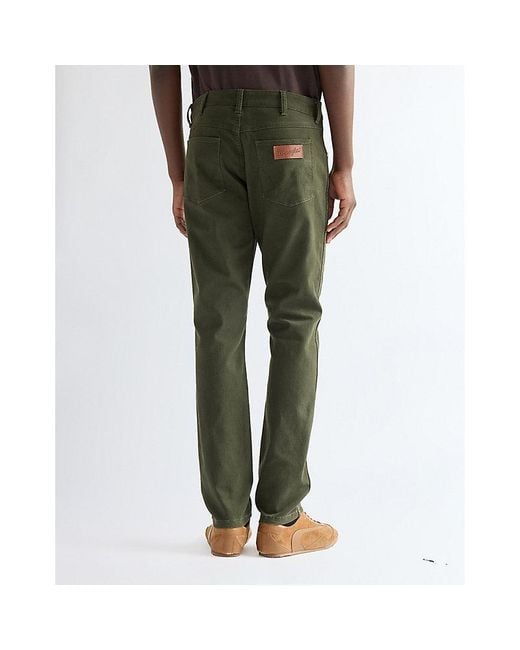 Wrangler Green Larston Slim Tapered Trousers Size 28 X32 for men