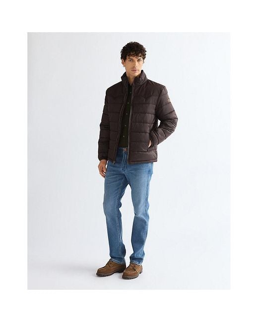 Wrangler Black Regular Packable Puffer Jacket for men