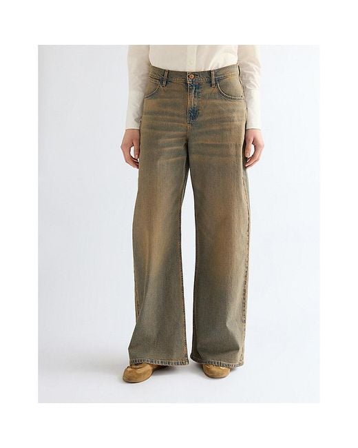 Wrangler Natural Low Rise Loose Ultra Barrel Jean Size 24 X30