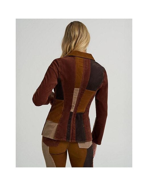 Wrangler Brown X Lainey Wilson Patchwork Blazer