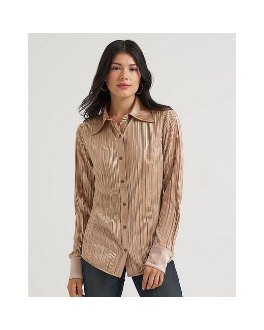 Wrangler Brown Lainey Wilson X Lainey Snap Shirt