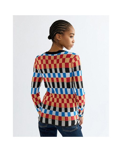 Wrangler Red Slim Knit Crew Sweater