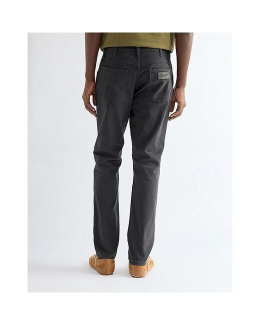 Wrangler Black Larston Slim Tapered Trousers Size 28 X32 for men