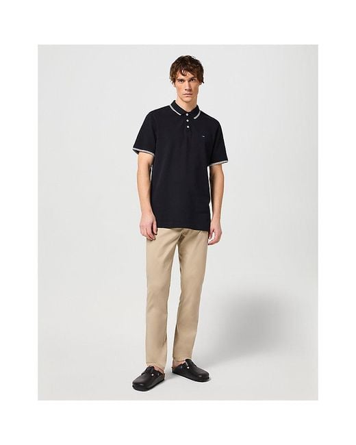 Wrangler Blue Regular Polo Shirt for men