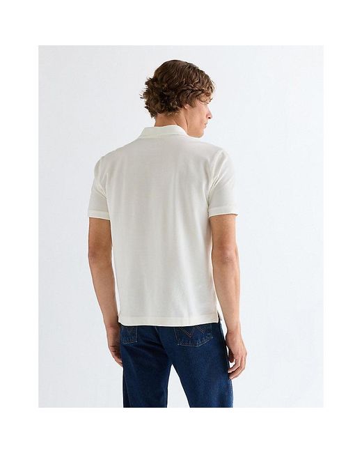 Wrangler White Regular Polo Shirt for men