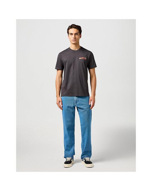 Wrangler Blue Big Graphic Tee for men