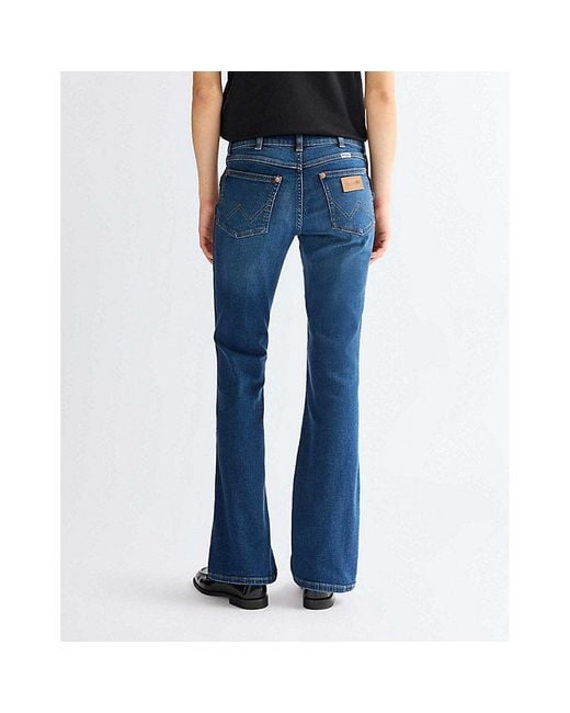 Wrangler Blue Low Rise Bold Boot Jean Size 24 X30