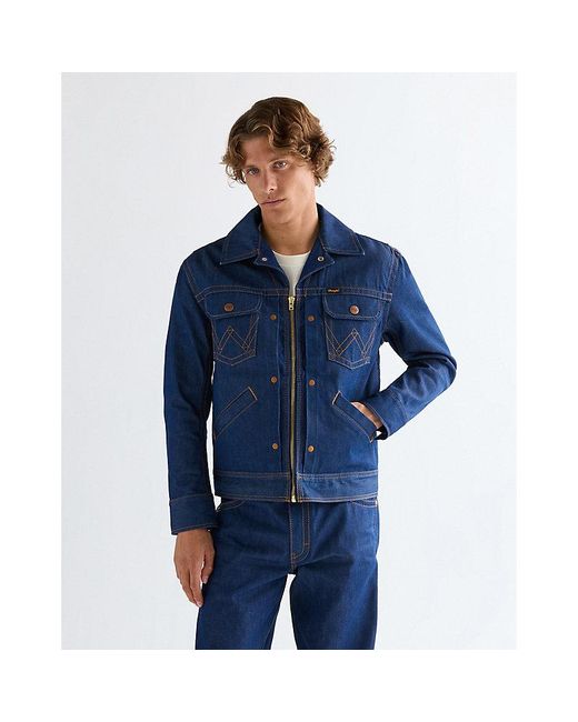 Wrangler Blue Relaxed Super Jacket for men