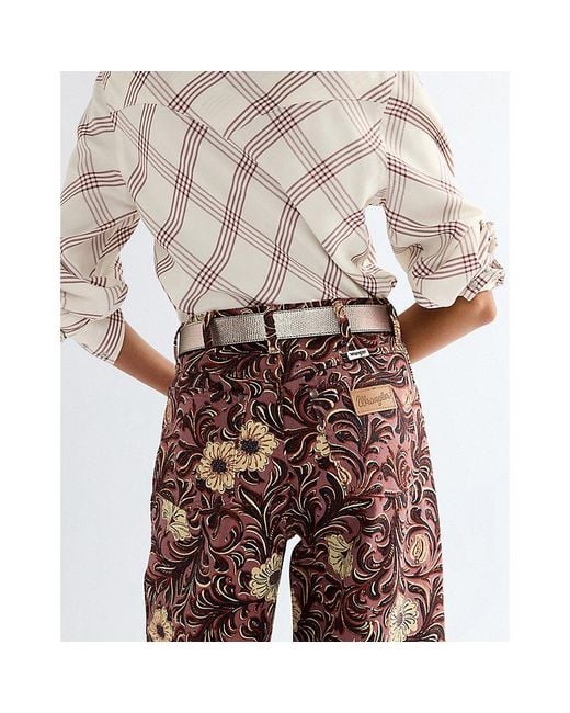 Wrangler Metallic Leather Belt