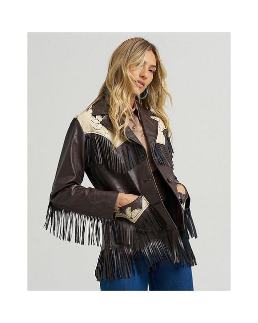 Wrangler Black X Lainey Wilson Fringe Jacket