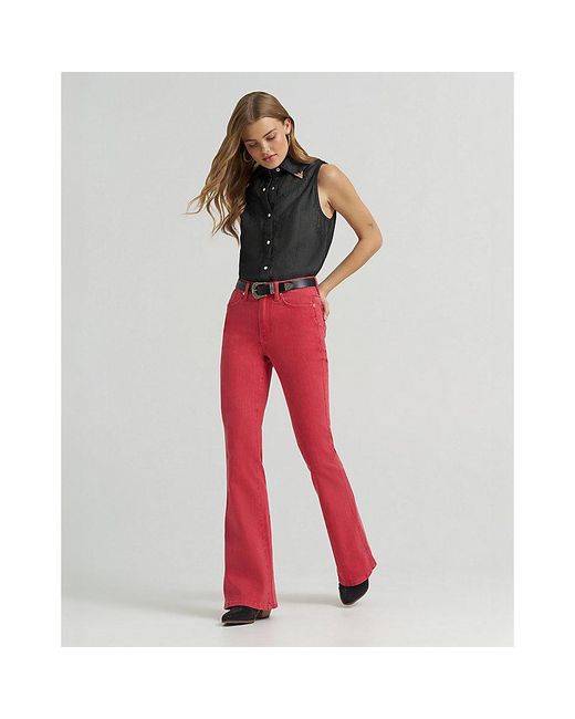 Wrangler Red Lainey Wilson X Lainey Flare Jean Size 24 X32
