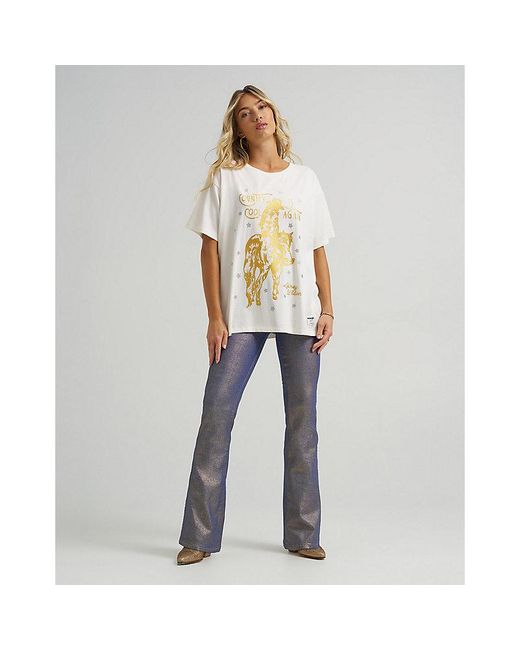 Wrangler Blue X Lainey Wilson Flare Jean Size 24 X32