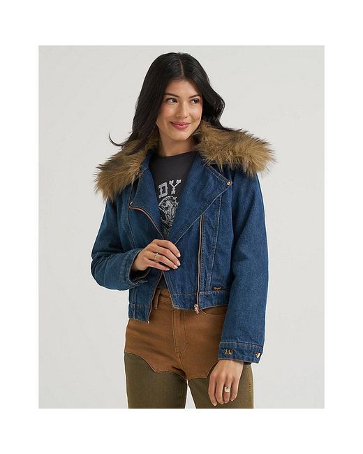 Wrangler Blue Lainey Wilson X Moto Jacket