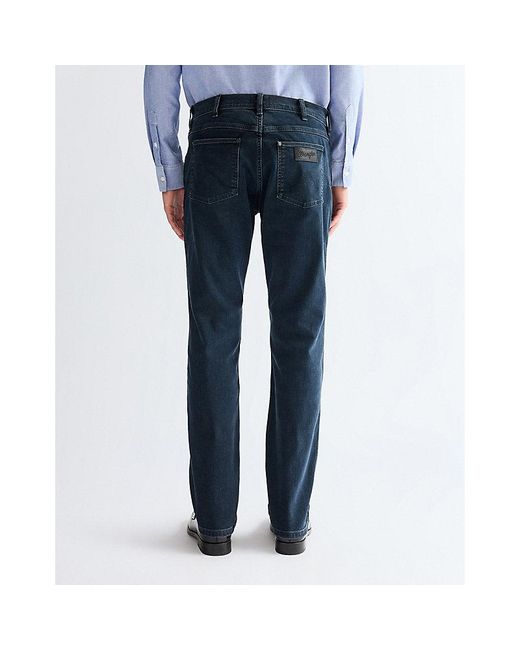 Wrangler Blue Greensboro Straight Medium Stretch Jean Size 30 X30 for men