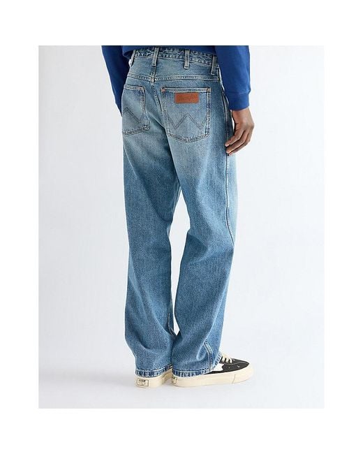 Wrangler Blue Loose Straight Jean Size 28 X32 for men