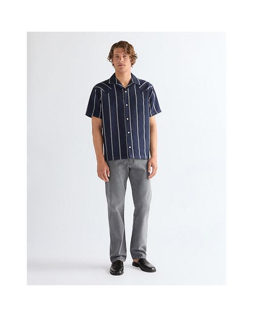 Wrangler Blue Relaxed W Resort Shirt for men