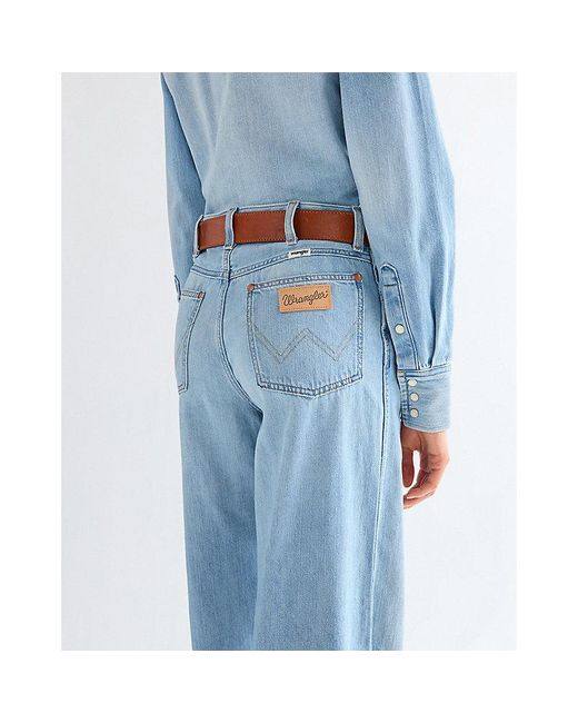Wrangler Blue Dana Leather Belt