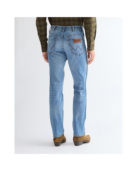 Wrangler Blue Texas Straight High Stretch Jean Size 30 X32 for men