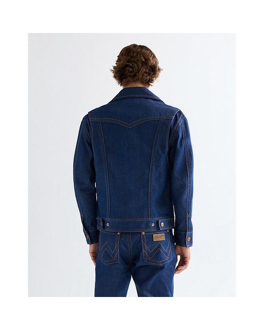 Wrangler Blue Relaxed Super Jacket for men