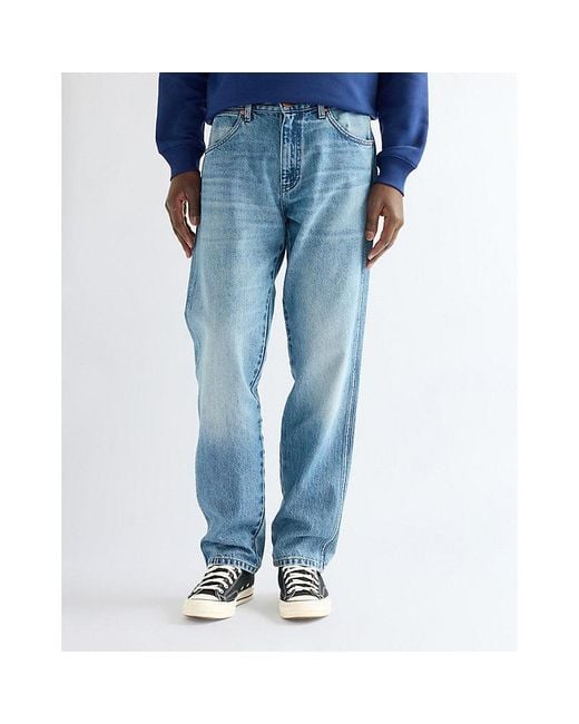 Wrangler Blue Frontier Relaxed Straight Non Stretch Jean Size 28 X32 for men