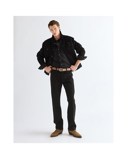 Wrangler Black Regular Cowboy Cut Jacket for men