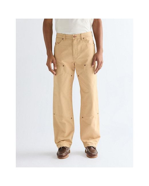 Wrangler Natural Relaxed Carpenter Double Knee Trousers Size 28 X32 for men