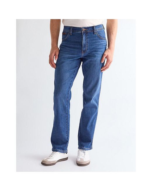 Wrangler Blue Texas Straight Medium Stretch Jean Size 30 X32 for men