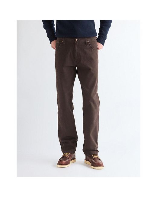 Wrangler Gray Texas Straight Trousers Size 30 X32 for men