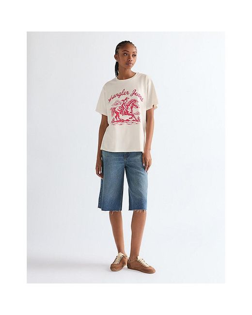 Wrangler Natural Relaxed Girlfriend Tee