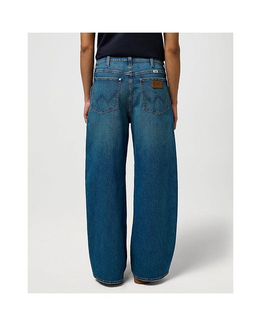 Wrangler Blue Low Rise Big Baggy Jean Size 24 X32